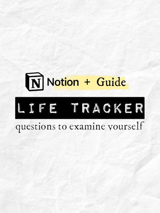BUNDLE The Life Tracker (e-book & Notion Template)