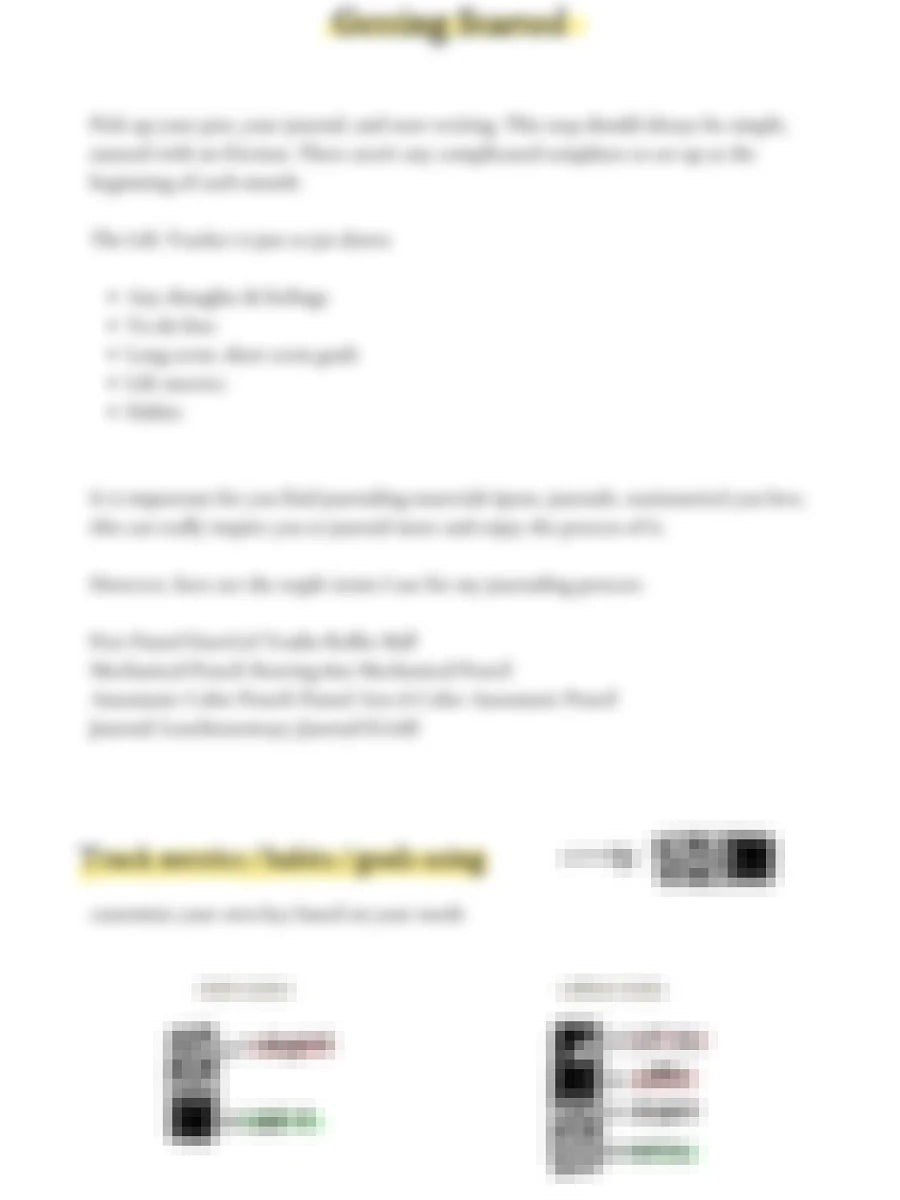 The Life Tracker Guide (E-book)